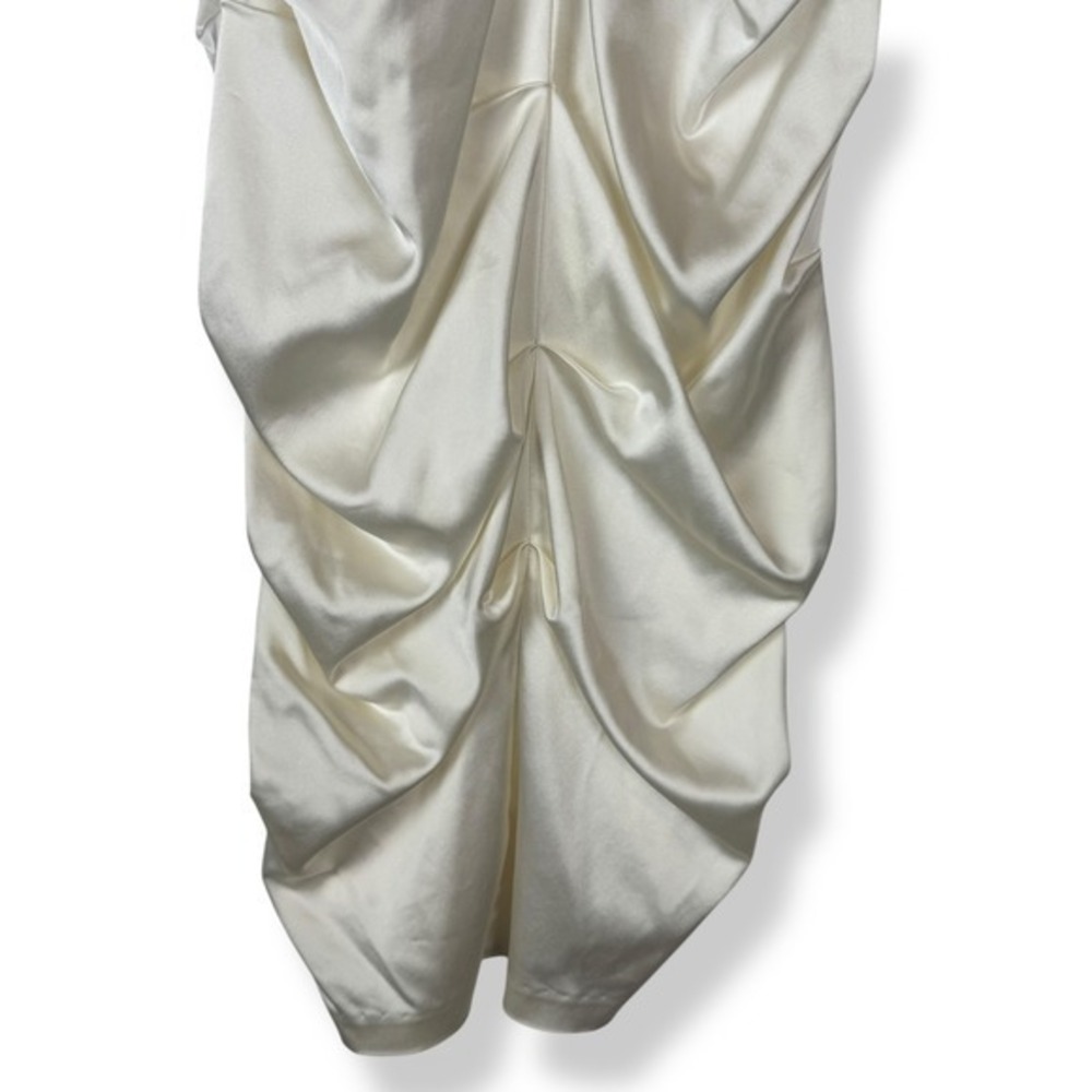 XSCAPE Satin Bodycon Cocktail Dress Womens Size 12 Fits 6  8 Romantic Elegant‎ - Picture 7 of 9